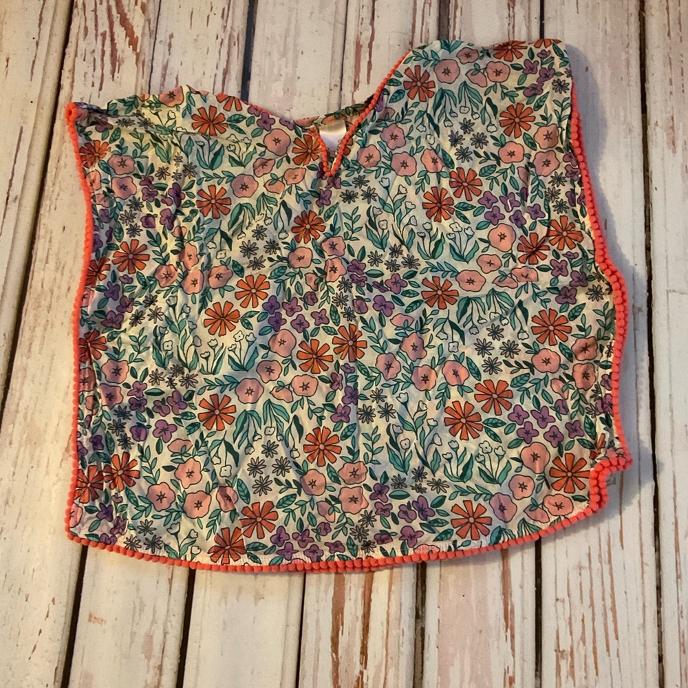 Cat & Jack Kids Floral Cover up Pink, Green, Red